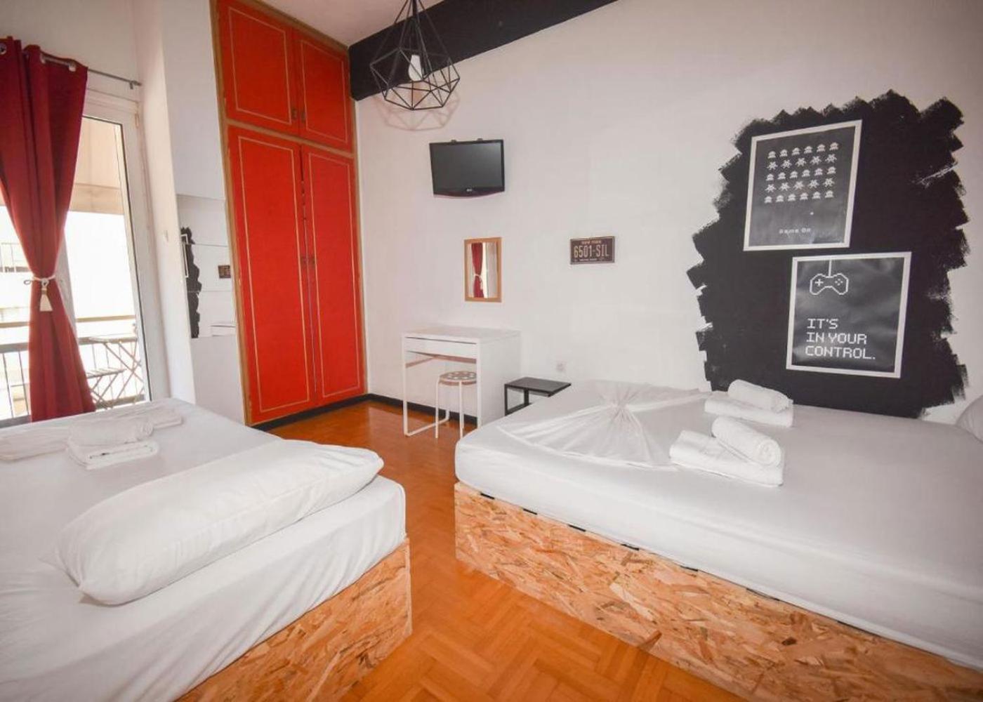 Athens 24-Hours Hostel #Athensairport #Latecheck-In #Privatetransportservice #Groups #Downtown Markópoulon Exteriör bild